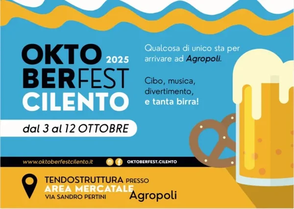 Immagine per Oktoberfest Cilento 2025 ad Agropoli: Festa della Birra Bavarese dal 3 al 12 Ottobre